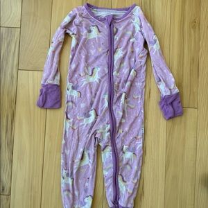 Little Sleepies unicorn zippy size 6-12m